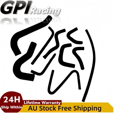 Silicone Radiator Hose FOR 2006-2011 FORD RANGER PJ 3.0 TURBO DIESEL 09 BLACK - image 1 of 4