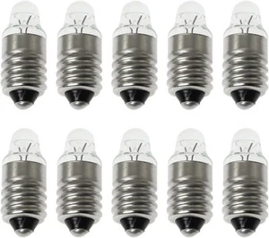 10PCS 2.2V0.25A Mini Screw Base Light Bulbs E10 Flashlight 2.2V - Picture 1 of 6