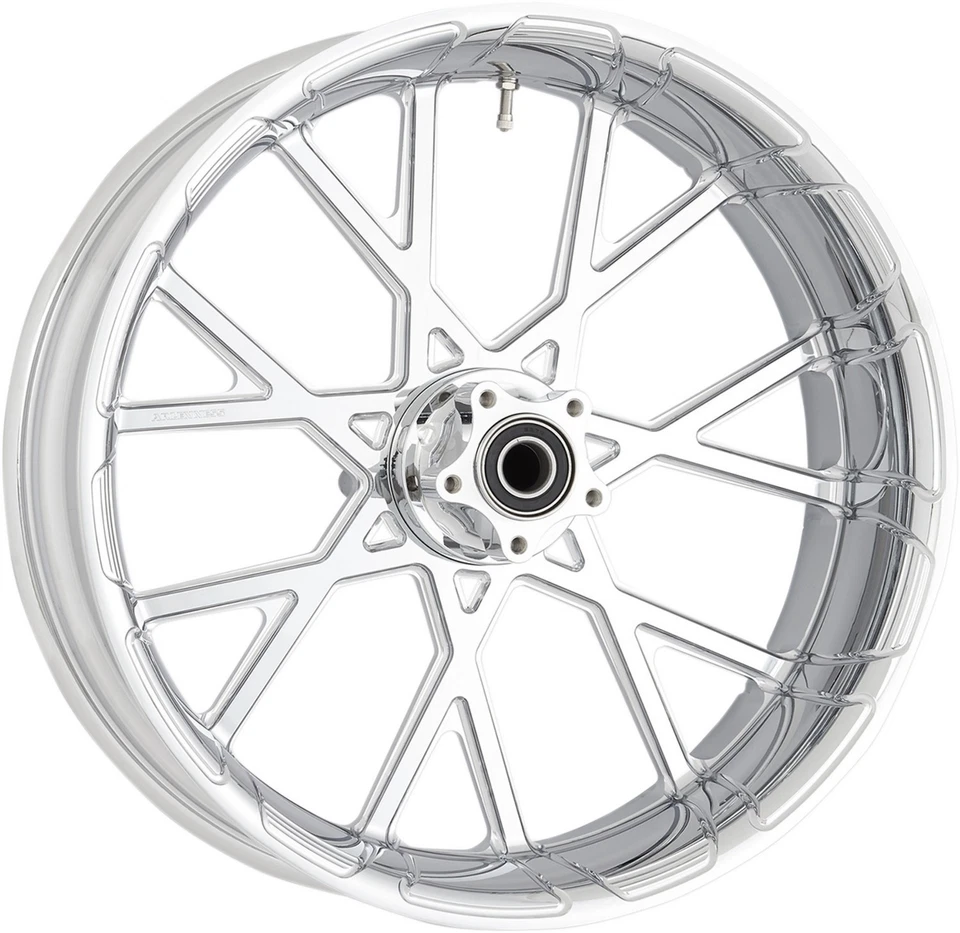 Arlen Ness 18" x 5.5" Procross Forged Chrome Rear Wheel w/Hub (10102-203-6501) - Imagem 1 de 1