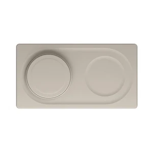 Belkin BoostCharge Pro 2-in-1 Wireless Charging Pad (15W, Sand) - Picture 1 of 6