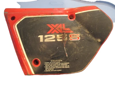 Cubierta lateral izquierda Honda OEM 1981-1982 XL125S XL125 17220-437-000ZE Foto 1 de 4