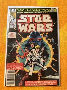 Star Wars #1 Marvel Movie Showcase Cómic Noviembre 1982 Edición Quiosco B&B RH1 - Imagen 1 de 6
