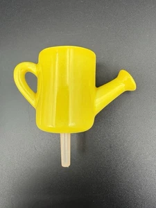 Nora Fleming Yellow Watering Can Mini Toothpick Holder Sprinkle Me Love Retired - Picture 1 of 6