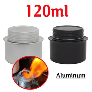 Réchaud à alcool camping brûleur portable extérieur randonnée cuisine aluminium - Photo 1/3