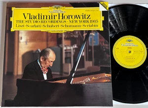 HOROWITZ Studio Recordings LISZT SCHUBERT SCRIABIN 1986 ED1 DGG DIGITAL LP MINT - Picture 1 of 3