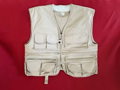 Fishing Hunting Photography Vest Sport 22 Multifunction Pockets Zip Up L Outdoor - Image 1 of 4