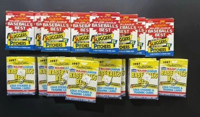 1986 & 1987 Fleer Baseballs's Best Sluggers vs Pitchers. 20 наборов. Никогда не открывался - Изображение 1 из 4