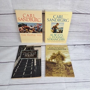 Carl Sandburg Chicago Gedichte Cornhuskers Das Volk Ja immer junge Fremde - Bild 1 von 20
