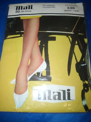 Vintage Mali Luxus Straps Strümpfe Damenstrümpfe Gr. II saskia 20 den BAS OVP - Bild 1 von 2