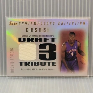 Chris Bosh 2003 Contemporary Collection Draft '03 Tribute Relics /250 Rookie RC - Picture 1 of 3