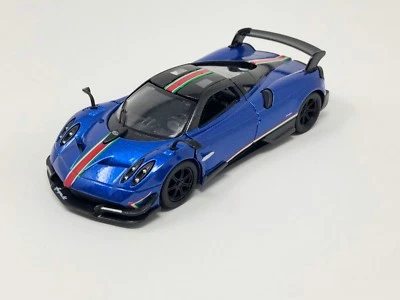 New Kinsmart 5" Pagani Huayra BC Livery Edition Diecast Model Toy Car 1:38 Blue - Image 1 of 2