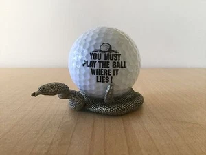 FORT USA GOLF REGALO PELTRO - Serpente a sonagli con palla - Foto 1 di 4