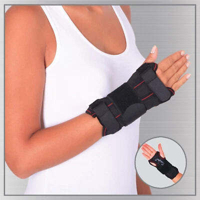 MEDICAL SOURCE Handgelenkbandage Premium aktiv beste Ergonomie, zuverlässige Klettverschlüsse
