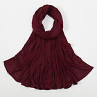 Fashion Women Long Sacrf Plain Head Cover Wrap Scarves Islamic Shawls Stoles New