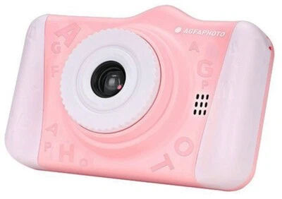 AGFA PHOTO REALIKIDS Mk.2 Digital Camera in Pink for Children 3.5" LCD (UK) BNIB - Image 1 of 4