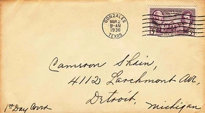 US FDC Sc # 776 Texas Centennial - US 8163 - Picture 1 of 2