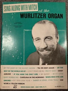 Sing Along With Mitch At the Wurlitzer Organ Sheet Music “Sweet Adeline” - Picture 1 of 4