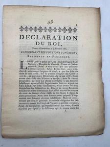 Reglement für die Zusammensetzung der Kammern des Parlaments von Dauphiné; Re - Bild 1 von 2