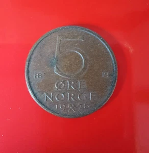 Norwegen 5 Øre - 1976  (101) - Bild 1 von 2