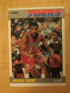 Fleer Maurice Cheeks #20 Philadelphia 76ers 1987-88 - Imagen 1 de 2