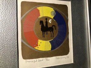1968 Stampa a colori fatta a mano "Terra pacifica" 198/200 Bae Yoony - Foto 1 di 8