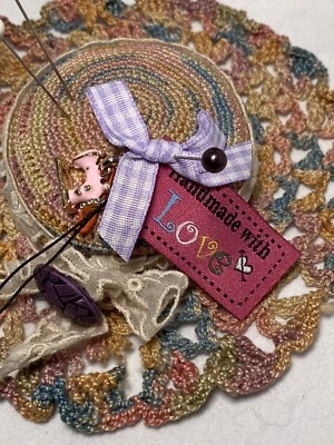 Sewing Notions Hat Pincushion Dress form Ornament Machine Charm MPD Sign 197 - Image 1 of 4