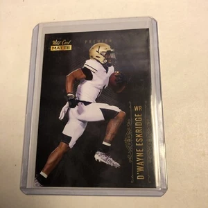 2021 Wild Card Matte Black Premier D’Wayne Eskridge #MBC-42 - Bild 1 von 2