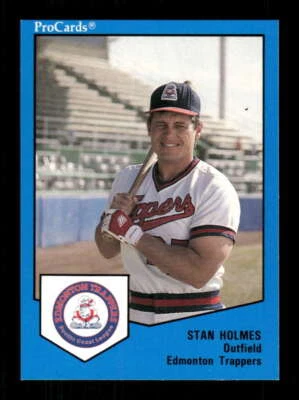 1989 ProCards Edmonton Trappers 555 Stan Holmes BXCP24 - Image 1 of 2