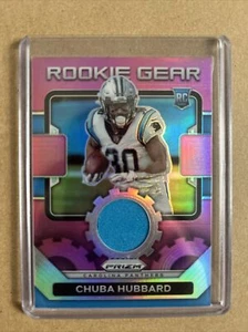Chubba Hubbard 2021 Prizm Rookie Gear Pink Prizm RC Patch, Panthers - Picture 1 of 2