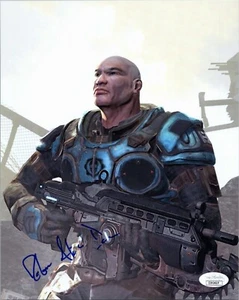 ROBIN ATKIN DOWNES Authentic Hand-Signed "MINH Gears of War" 8x10 photo JSA COA - Picture 1 of 1