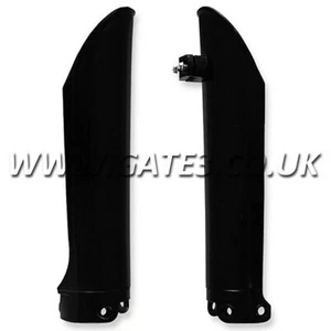 KTM 400EXC EXC 400 2000-2007 Black Polisport Plastic Front Lower Fork Guards - Picture 1 of 1