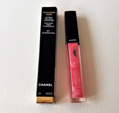 Brillo de labios Chanel Aqualumiere alto brillo puro concentrado 67 DIAMOND ROSE Foto 1 de 2