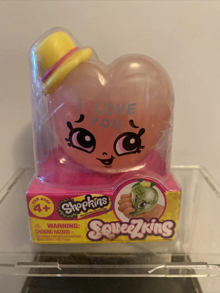 Shopkins Squeezkins Candy Kisses Squeezable GEL Figure