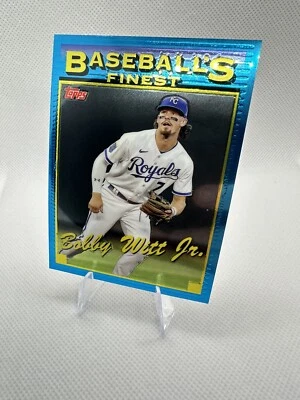 2024 TOPPS FINEST BOBBY WITT JR BASEBALL'S FINEST 1993 WHAT IF INSERT 93-15 - Image 1 of 2