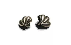 Vintage Tiffany & Co. Sterling Silver Shell Shape Earrings - Picture 1 of 3