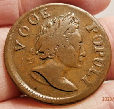 1760 VOCE POPULI VOOE ERROR BONITO COBRE S-871B Foto 1 de 2