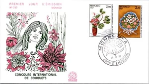 MONACO 1986 POSTAL CACHET FDC COVER COMM SPECIAL CANC UNADDR - Picture 1 of 2
