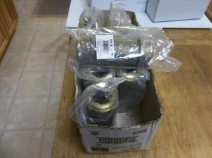 Lot of 10 - 3/4" Pipe, 1" Copper Tube, Brass Compression Pipe Couplings - Picture 1 of 4