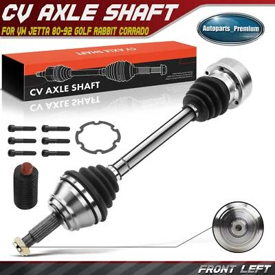 Conjunto de eje CV para Volkswagen Jetta Golf Rabbit Cabriolet delantero izquierdo derecho Foto 1 de 4