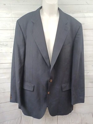 Chaps Ralph Lauren Navy Blue Cashmere Wool Blazer Jacket Mens Size 46 - Image 1 of 4