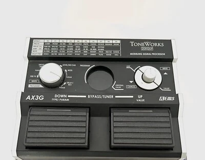 KORG ToneWorks AX3G MODELLIERUNG SIGNALPROZESSOR Akustikgitarre Effekt aus JAPAN - Bild 1 von 4