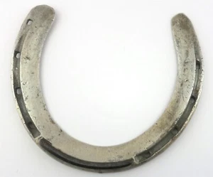 ANTIGUA HERRADURA DE METAL PLATA AÑOS 30 - Imagen 1 de 1