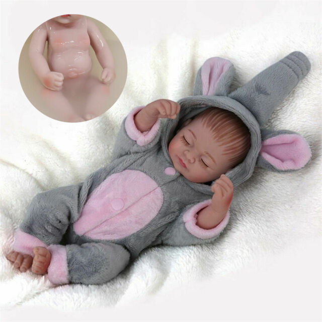 18.5 Olivia Full Body Silicone Asian Reborn Baby Doll Girl