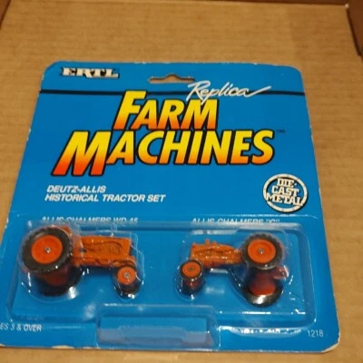 Ertl Farm Machines 1/64 Deutz Allis Historical Set WD-45 & C #1218 NIP - Image 1 of 4