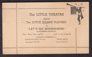 WARREN, OHIO, THE LITTLE THEATRE, 1941, COMEDY "LET'S GO SOMEWARE" - Picture 1 of 2