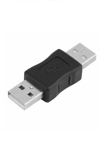 USB 2.0 A Male to Male Adapter Connector Joiner Cable Coupler UK - Picture 1 of 1