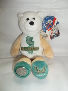 Ty New Jersey State Limited Treasures Coin Bear NWT - Picture 1 of 1
