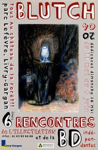 BLUTCH AFFICHE EXPOSITION LIVRY-GARGAN 2004 - Picture 1 of 1