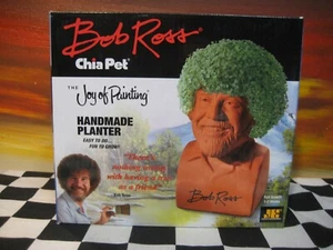 "The Joy of Painting" Bob Ross Chia Pet Decorative Funny Novelty Planter - Picture 1 of 8