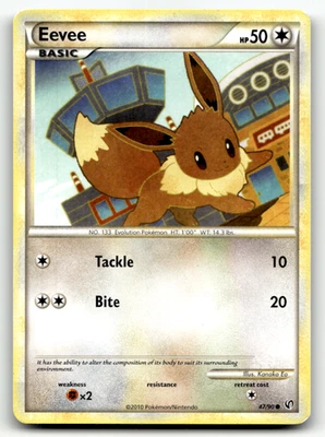Eevee 47/90 Normal Common Undaunted LP - Image 1 of 2